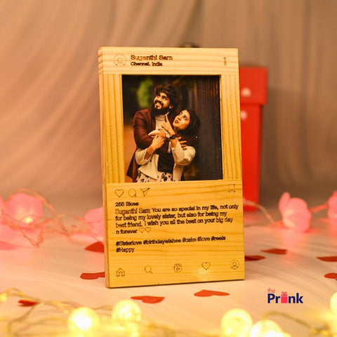 Wooden Instagram Standee