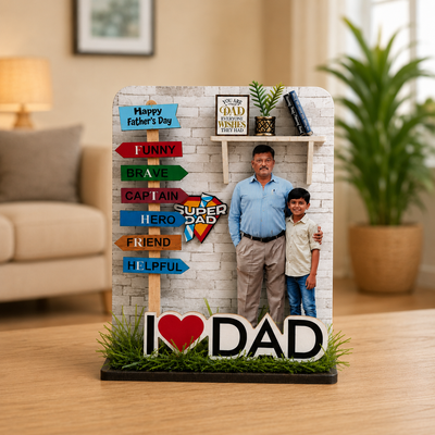 ⁠⁠I Love Dad Miniature Magnet The Prink