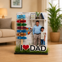 ⁠⁠I Love Dad Miniature Magnet