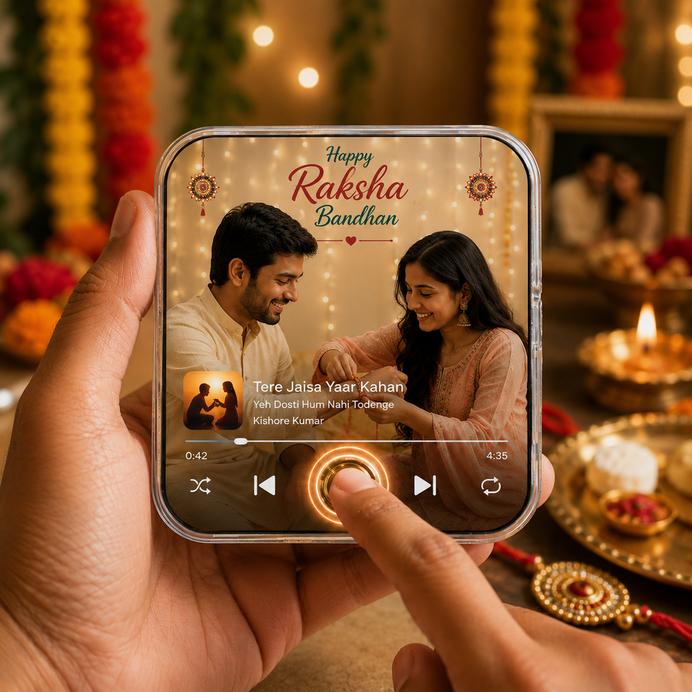 Rakshabandhan Music Fridge Magnet
