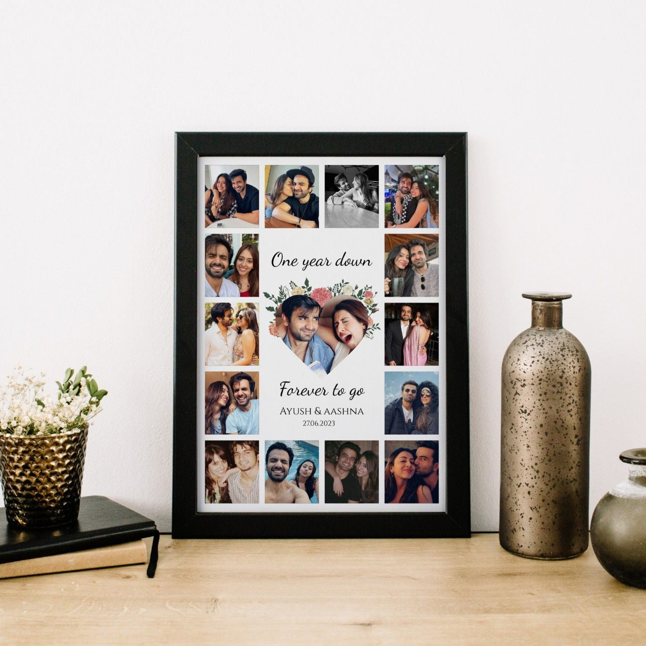 One Year Down Anniversary Frame1