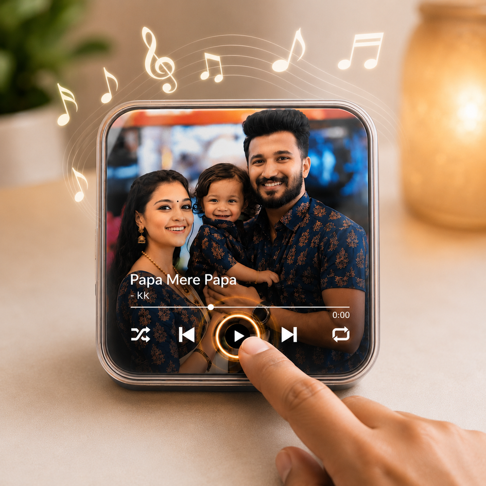 Personalized Music Magnet for Dad