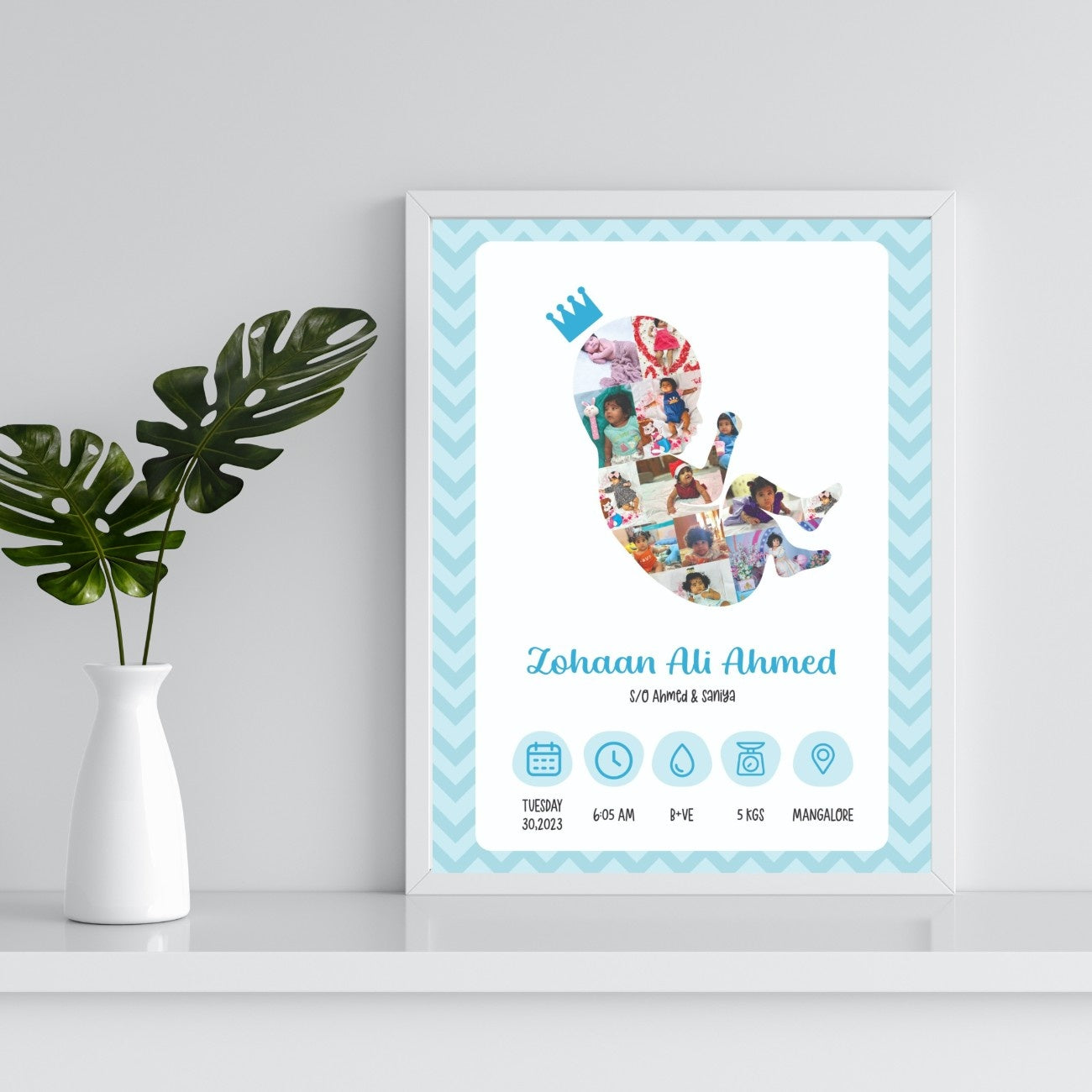 New Born Mosaic Frame Price Starts at Rs 790 Photo Frame with