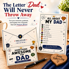 All About My Dad – Fill-in-the-Blanks Father’s Day Letter