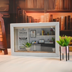 Corporate Miniature Frame With LED Lights
