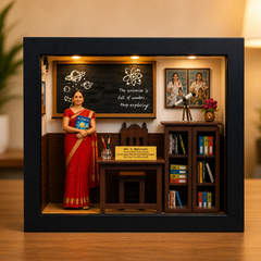 Teacher Retirement  Miniature Frame