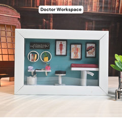 Doctor Workplace Miniature With Lights