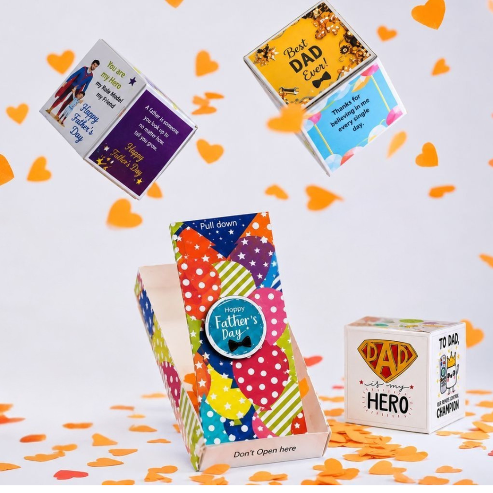 Father’s Day Super bomb| Fathers day Popup Cubes