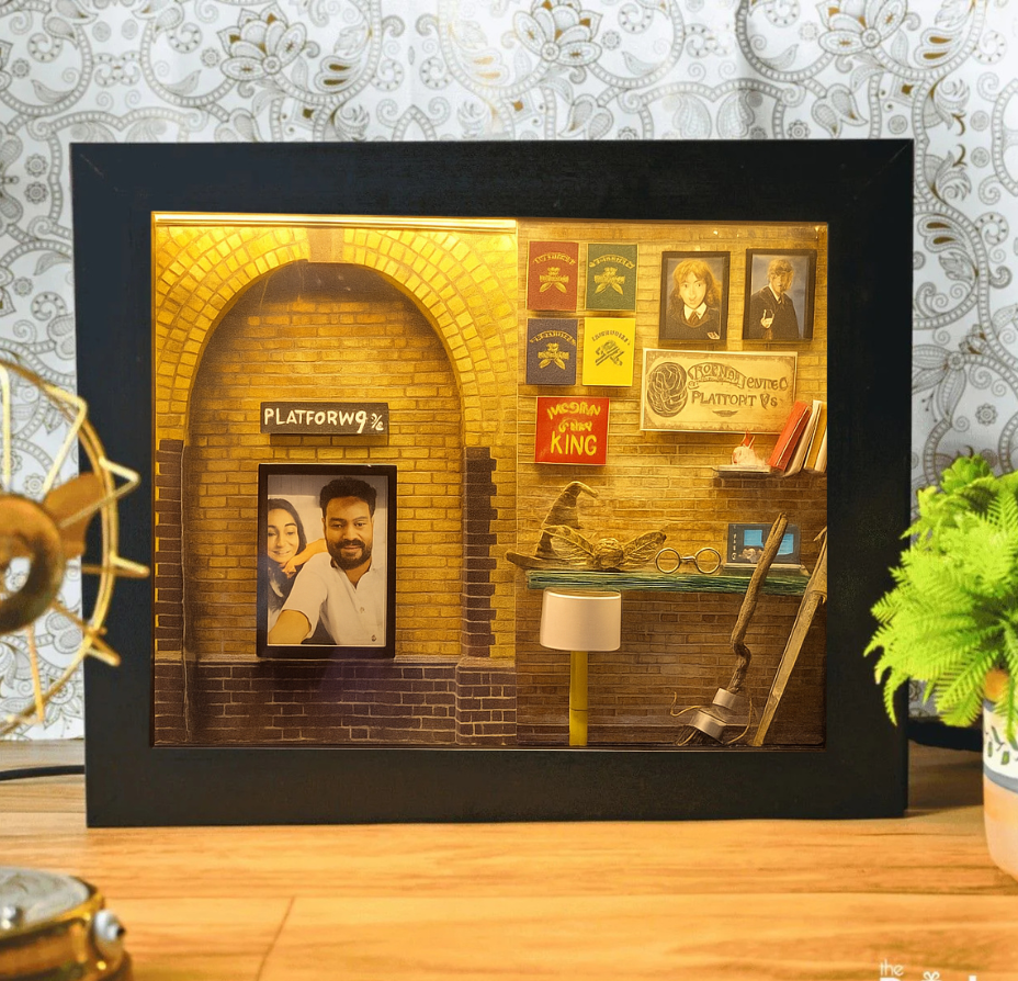 Harry Potter Miniature Box With LED Lights