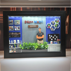 Farewell Miniature Frame With LED Lights