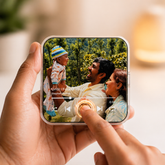 Personalized Music Fridge Magnet with Photo