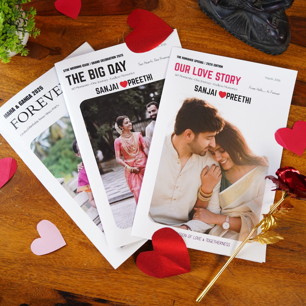 Anniversary Photo Magazine | Personalised Anniversary Memory Gift ...