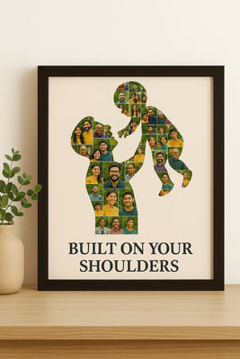 Father Mosaic Frame The Prink