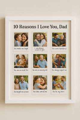 Reasons I Love You Dad Frame The Prink