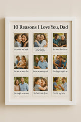 Reasons I Love You Dad Frame