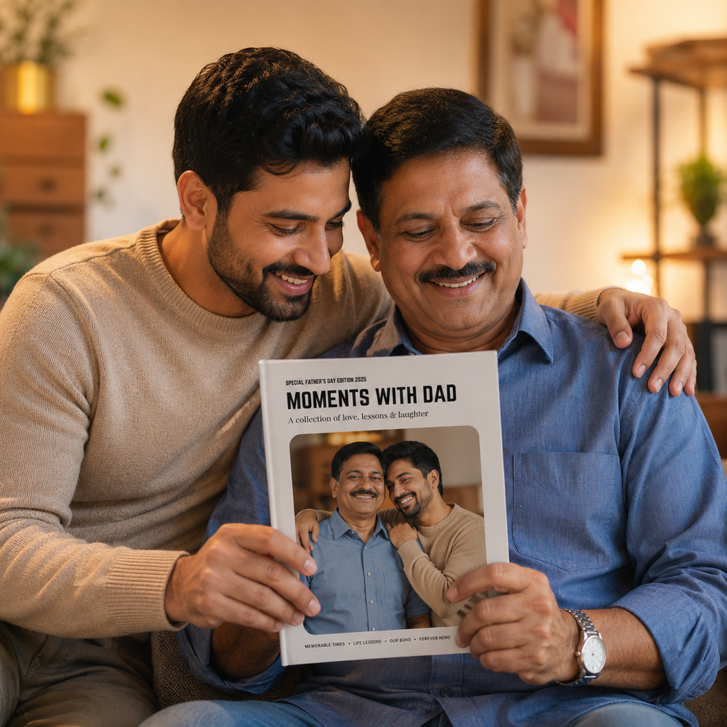 Moments with Dad Personalized Photo Magazine | Father's Day Gift | The ...