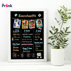 1st Birthday Baby Frame