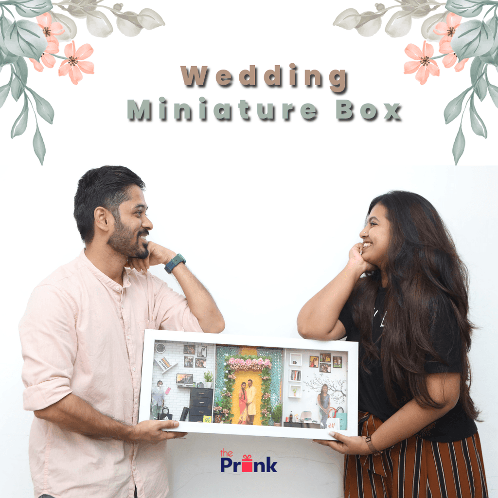 Wedding Miniature Box with Lights - The Prink
