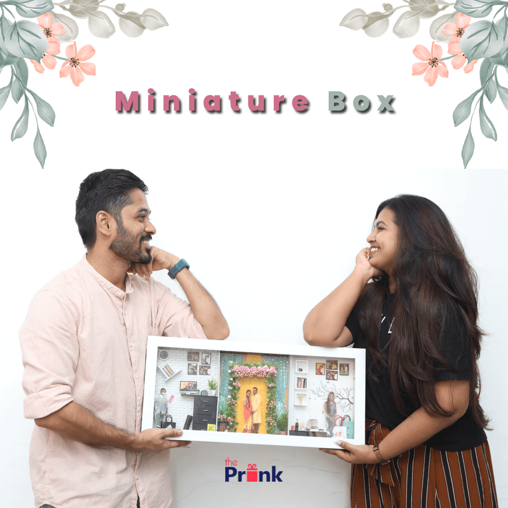 Birthday Miniature Box with Lights - The Prink
